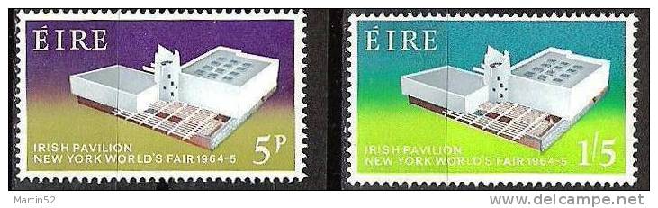 Eire: EXPO New York1964: Michel-No.165-166 ** MNH (cote 6.50 Euro) - Ungebraucht