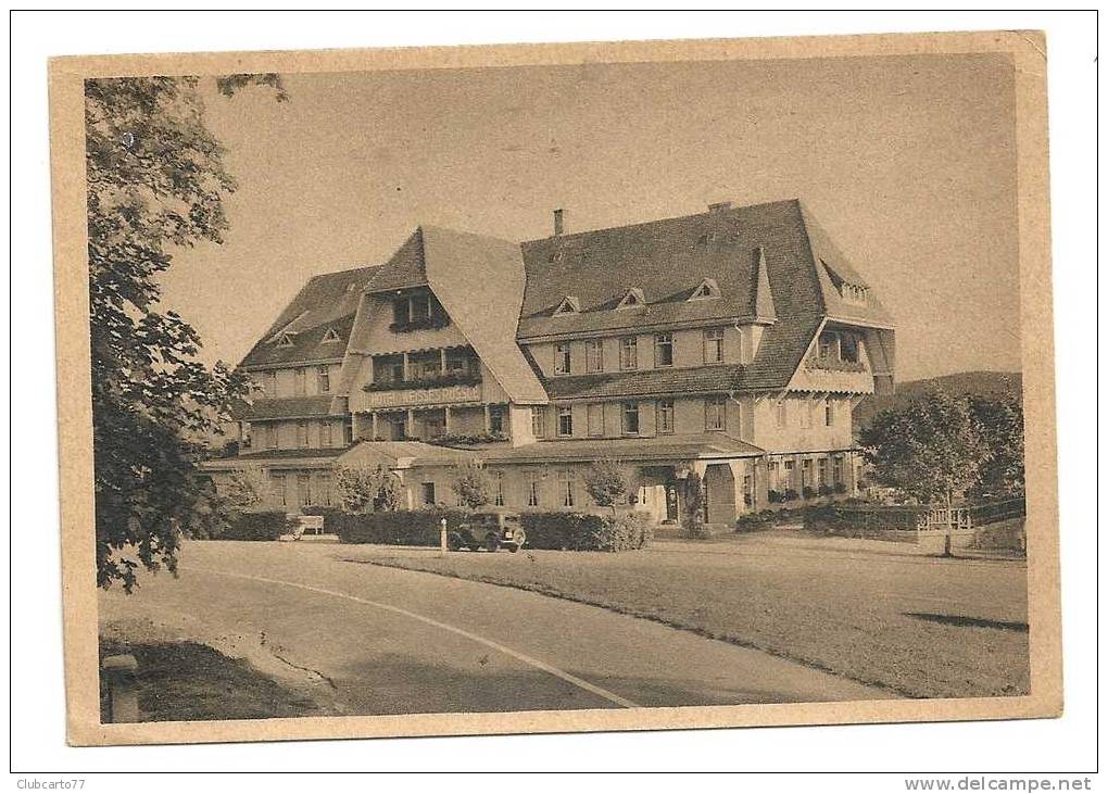Hinterzarten (Allemagne) : Hôtel Weisses Rôssle  Env 1950 (animée). - Hinterzarten