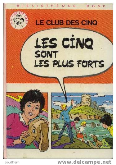 Bibliothèque Rose  -  Enyd Blyton  " Les Cinq Sont Les Plus Forts " ++++TBE++++ - Bibliotheque Rose