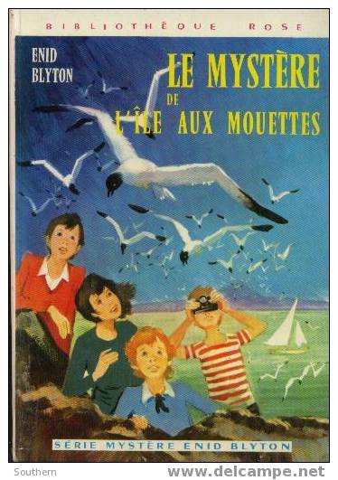 Bibliothèque Rose  -  Enyd Blyton  " Le Mystère De L´île Aux Mouettes " ++++TBE++++ - Bibliotheque Rose