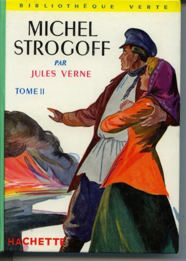 Bibliothèque Verte  Jules Verne Michel Strogoff TII BE - Bibliotheque Verte