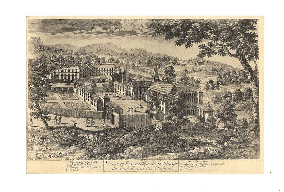 Cp, 78, Abbaye De Port-Royal-des-Champs, Par Saint-Rémy-les-Chevreuses, Vue Générale Au XVIè Siècle - Magny-les-Hameaux