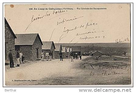 56 Au Camp De COETQUIDAN - Vue Generale Des Baraquements - Guer Coetquidan