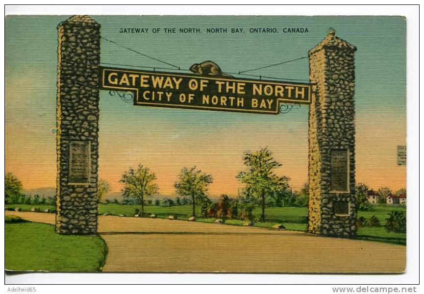 1940's Gateway Of The North, North Bay, Ontario - North Bay