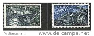 LM0182 Luxembourg 1969 Church Architecture 2v MNH - Ungebraucht