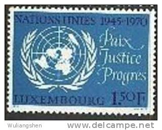 LM0187 Luxembourg 1970 The United Nations Is 25 Years 1v MNH - Nuevos