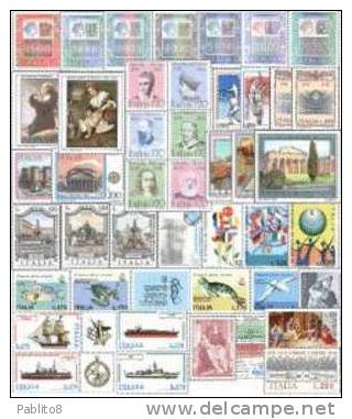 ITALIA REPUBBLICA ITALY REPUBLIC 1978 ANNATA COMPLETA COMPLETE YEAR USATA USED OBLITERE' - Full Years