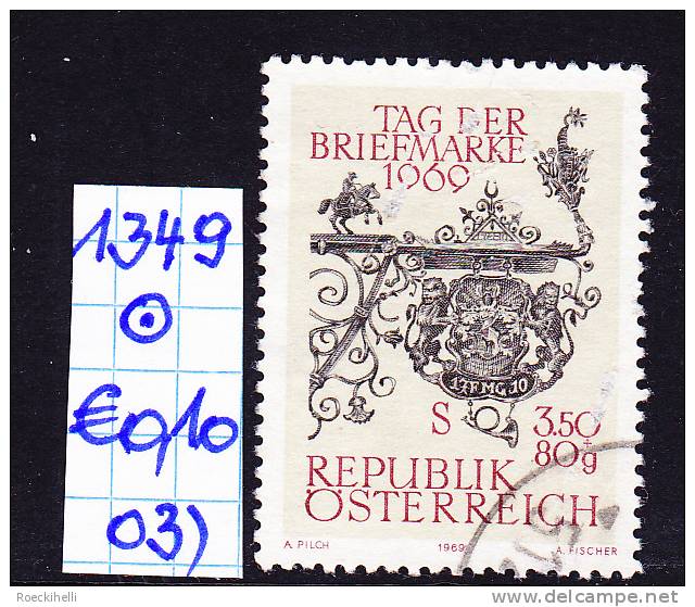 5.12.1969  -  SM  "Tag Der Briefmarke 1969" -  O   Gestempelt  -  Siehe Scan  (1349o 01-14) - Used Stamps