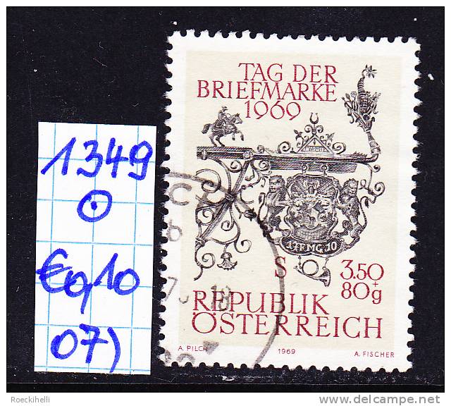 5.12.1969  -  SM  "Tag der Briefmarke 1969" -  o   gestempelt  -  siehe Scan  (1349o 01-14)