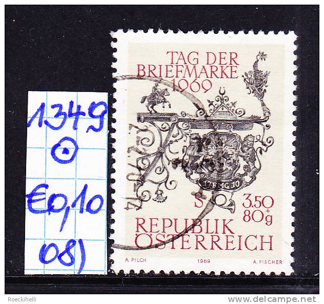 5.12.1969  -  SM  "Tag der Briefmarke 1969" -  o   gestempelt  -  siehe Scan  (1349o 01-14)