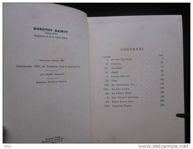 DOROTHY DAINTY´S WINTER - 1910- AMY BROOKS - Nursery Books