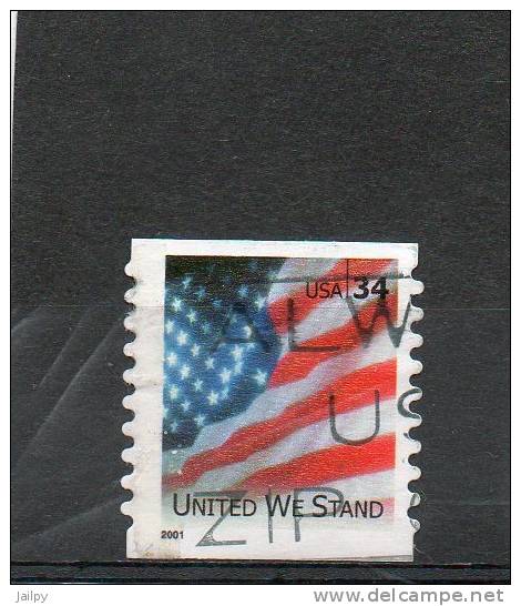 ETATS-UNIS  34 C    2001  Y&T: 3250 A   SCOTT: 3550   Rouette - Roulettes