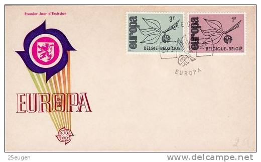 BELGIUM  1965 EUROPA CEPT FDC - 1965