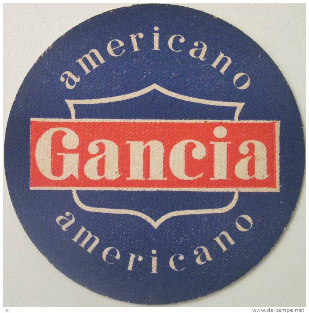 Sous-bock Ancien Americano GANCIA Americano (R) - Sous-bocks