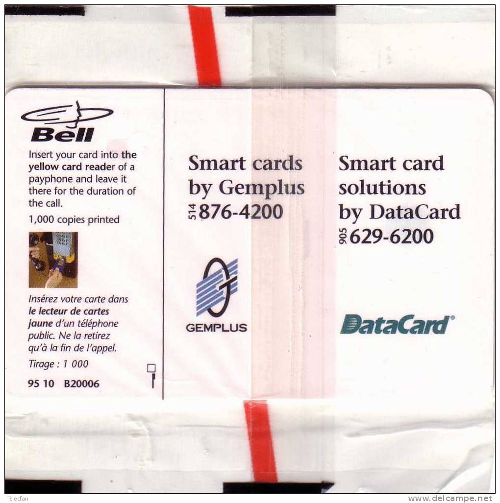 CANADA BELL GEMPLUS DATACARD SHOWCASE 96 NSB MINT NEUVE 1000 EX   SUPERBE TRES RARE - Canada