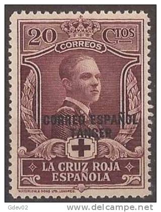 TA28-A803.Maroc.Marocco.MARRUECOS      ESPAÑOL.CRUZ ROJA   1926  (Ed 28**) Sin Charnela.MUY BONITO - Spanish Morocco