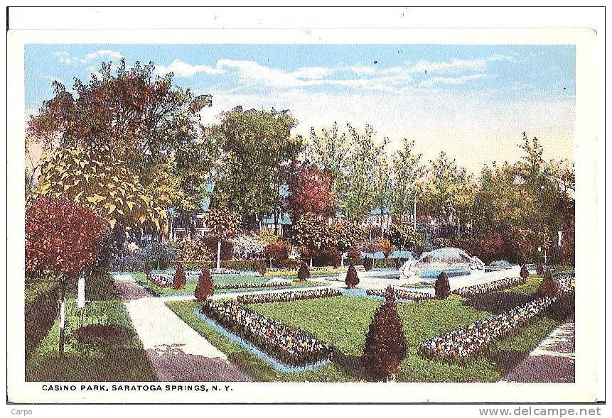 NEW-YORK (NY). - SARATOGA SPRINGS. Casino Park. - Saratoga Springs