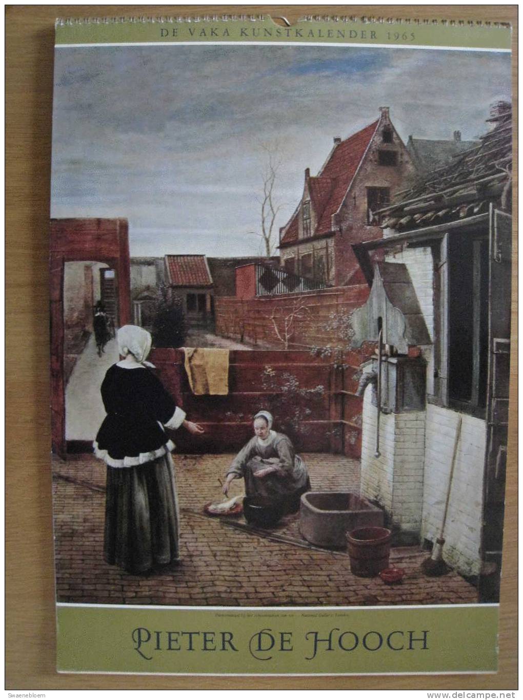 Pieter De Hooch - De VAKA Kunstkalender 1965 Met Platen Van Pieter De Hooch. - Andere & Zonder Classificatie