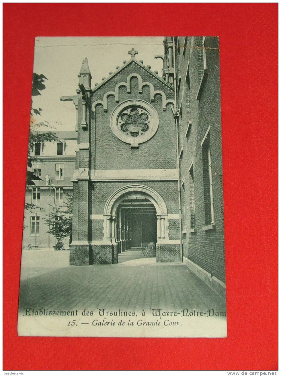 Wavre-Notre-dame  - Etablissement Des Ursulines - Galerie De La Grande Cour  -  1908  - ( 2 Scans ) - Sint-Katelijne-Waver