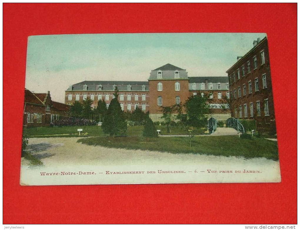 Wavre-Notre-dame  - Etablissement Des Ursulines , Vue Prise Du Jardin    - ( 2 Scans ) - Sint-Katelijne-Waver