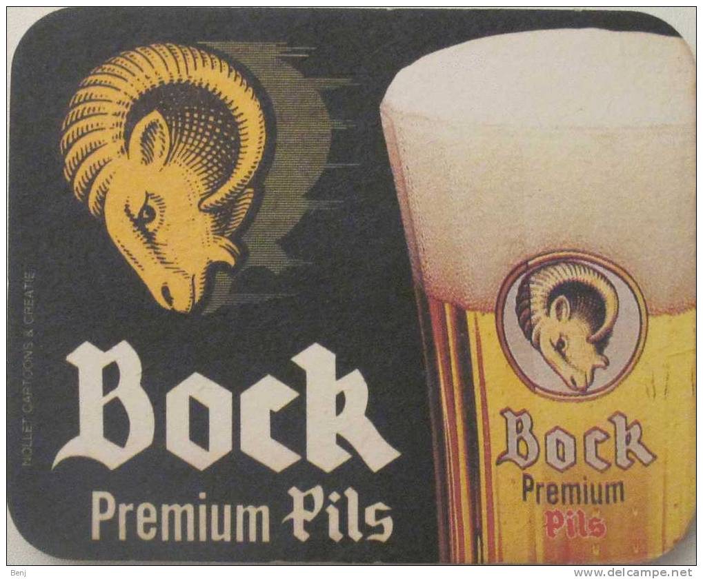 Sous-bock BOCK Premium Pils Bélier (R) - Portavasos