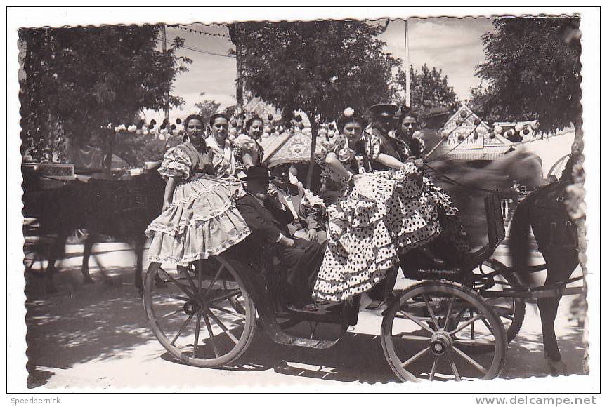 16885- Seville Feria De Abril, Grupo De Flamencas . 130 Garcia Garrabella ; Flamenco Gitan - Sevilla