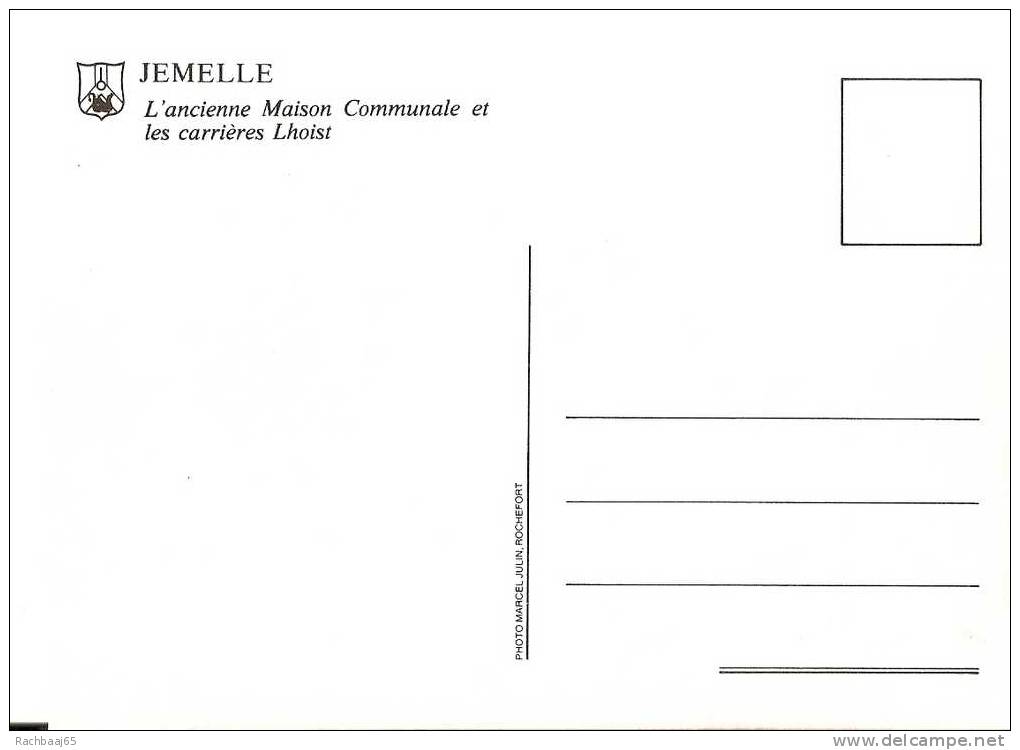 JEMELLE Làncienne Maison Communale Les Carrières Lhoist - Rochefort