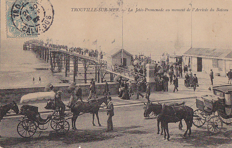 Trouville Sur Mer 14 -  Attelages - Calèches - Voiture Attelée - Jetée - Trouville