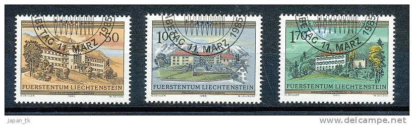 LIECHTENSTEIN ,Schloß Vaduz ,   Gestempelt - Collections