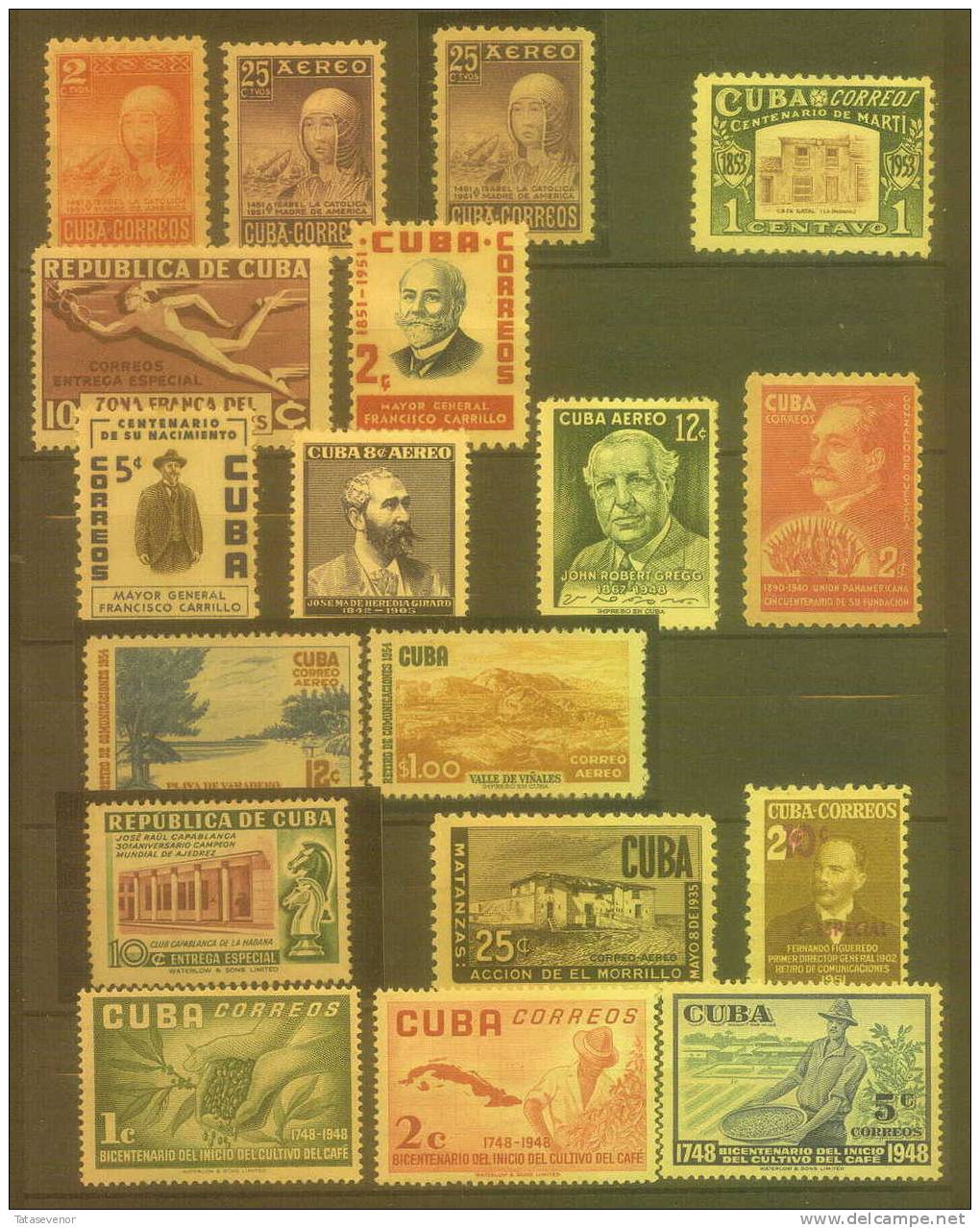 B2 CUBA 010 Mint Stamps Lot - Nuevos