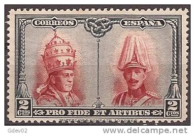 ES418-A846.Spain.Espagne .Alfonso Xlll Y Pio Xl.CATACUMBA  DE SAN DAMASO EN ROMA.1928 (Ed 418**) Nuevo, Sin Charnela - Unused Stamps