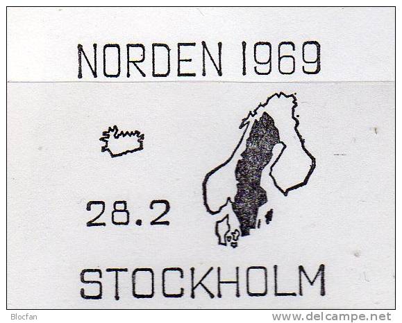 Nordland Gemeinschaft 1969 Schweden 629/0A,C/D FDC 4€ Alte Schiffe Historische Gogge Cover EUROPA Sympathie-Ausgabe - 1969