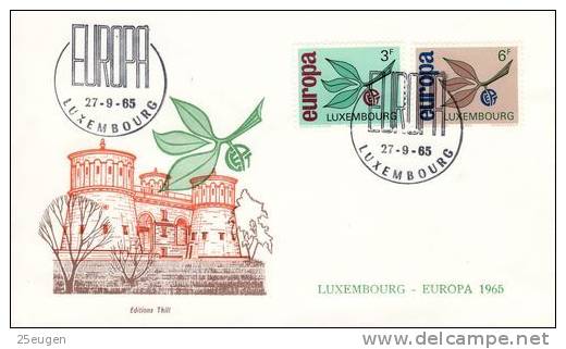 LUXEMBOURG  1965 EUROPA CEPT FDC - 1965