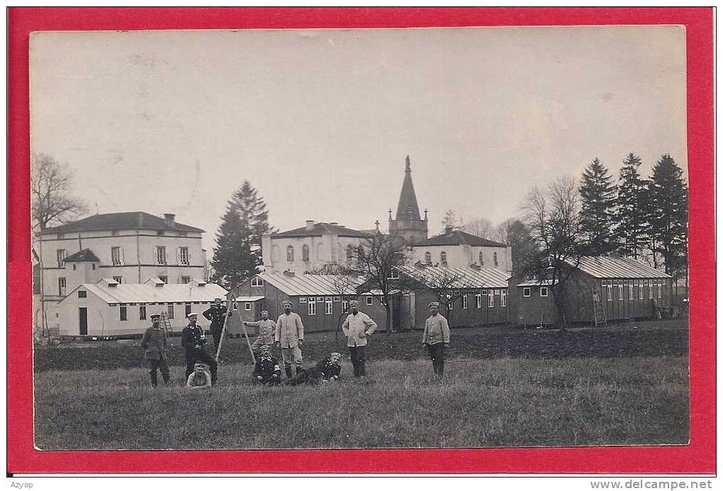 57 - ALBESDORF - ALBESTROFF - STE ANNE - CARTE PHOTO - LAZARET - CROIX ROUGE - FELDPOST - Albestroff