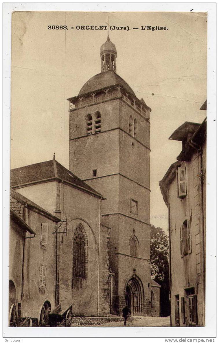 Q20 - ORGELET - L'église (1929) - Orgelet