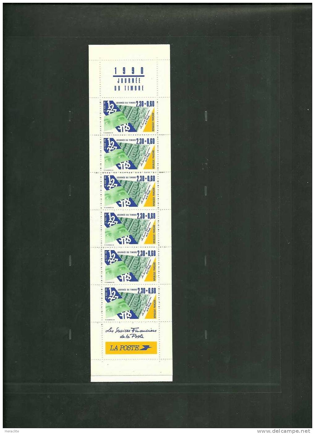 N° BC2640A Journée Du Timbre 1990  -  Neuf Non Plié 1er Choix ** - Stamp Day