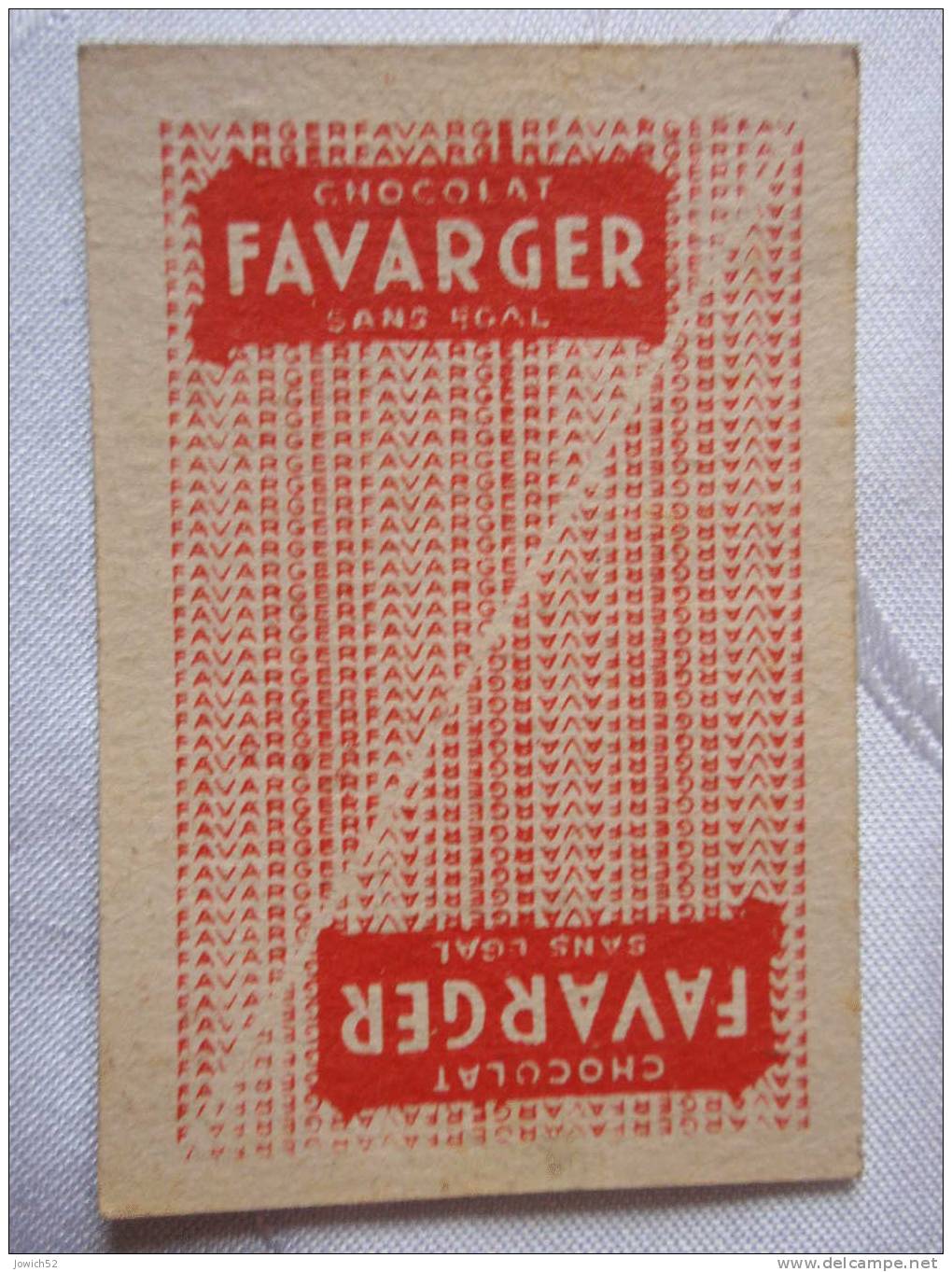 IMAGE CHOCOLAT FAVERGER SANS EGAL - FAMILLE CITROEN N°1 LE GRAND PERE TYPE A - Autres & Non Classés