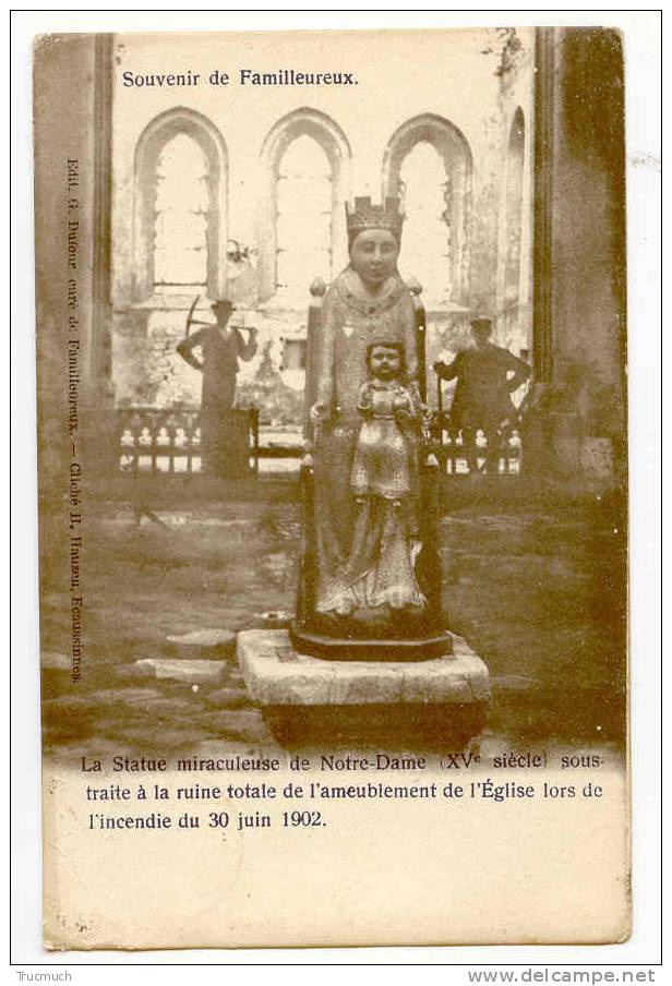 C6985 - Souvenir De Familleureux - Statue Miraculeuse De Notre-Dame - Seneffe