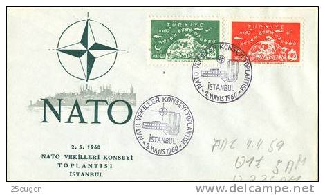 TURKEY 1960 NATO POSTMARK - NATO