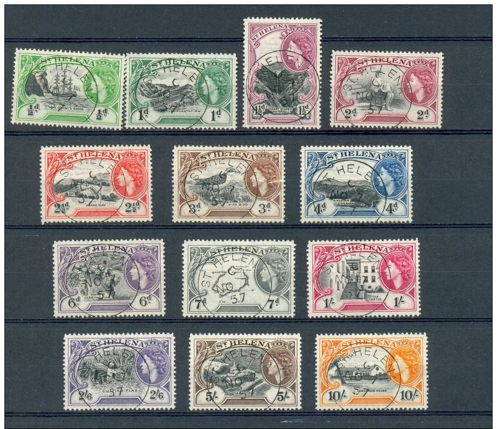 St Helena 1953 Set F/u - Saint Helena Island