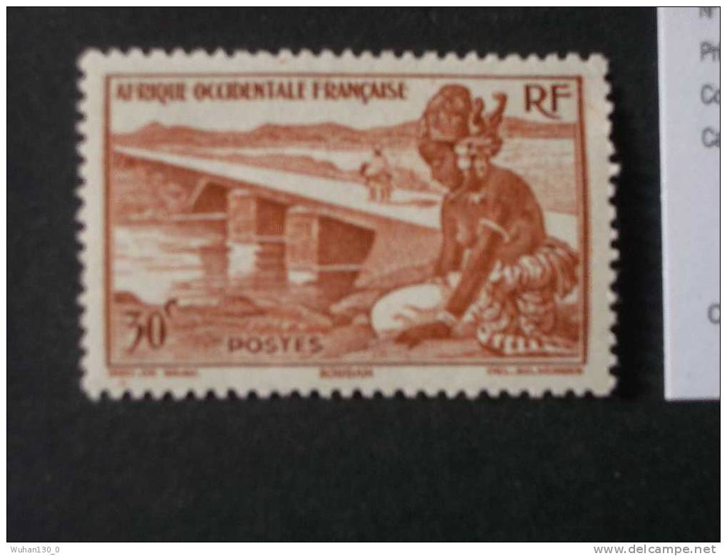 AFRIQUE Occidentale Française  *  *  De  1947    "  Chaussée Submersible à BAMAKO   "  1 Val . - Ungebraucht