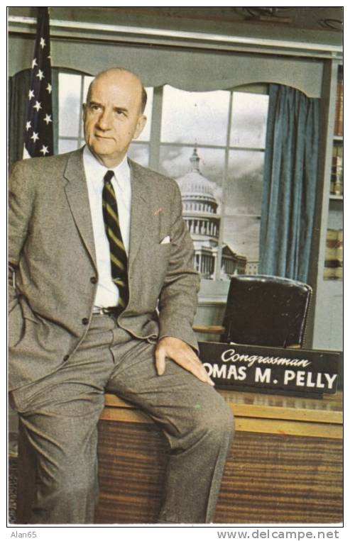 Washington State Sample Ballot, US Representative Thomas Pelley Republican, On C1950s/60s Vintage Postcard - Political Parties & Elections