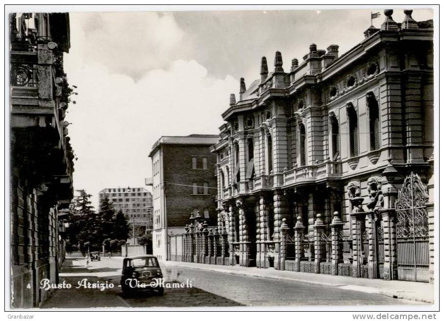 BUSTO ARSIZIO, VIA MAMELI, B/N, VG 1964   **** - Busto Arsizio