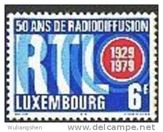 LM0265 Luxembourg 1979 Broadcasts For 50 Years 1v MNH - Nuovi