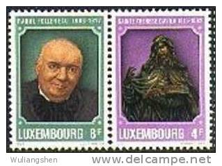 LM0287 Luxembourg 1982 Philanthropist And Nun Especially Lei Ze 2v MNH - Nuovi