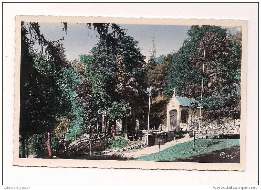 Cp , LA ROCHE SUR FORON , Vallon De La Bénite Fontaine Et La Source , Vierge , Ed : Combier - La Roche-sur-Foron