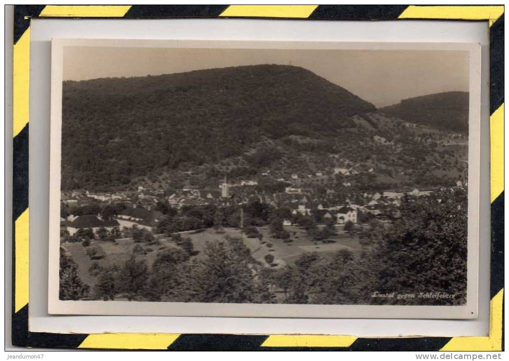 VERITABLE CARTE PHOTO. - . LIESTAL GEGEN SCHLEI........ - Liestal