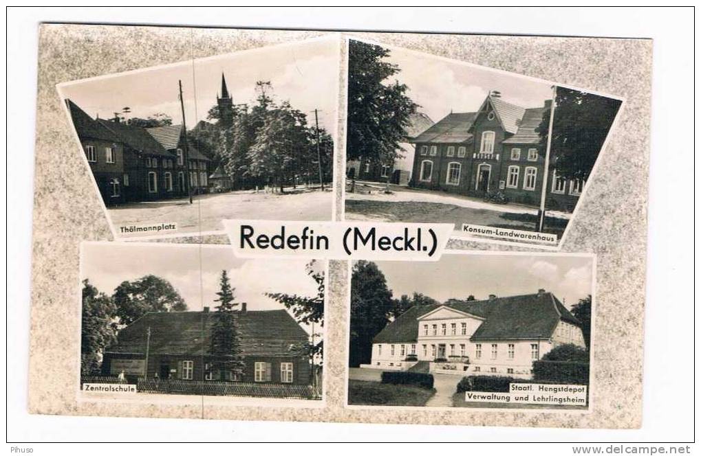 D1154    REDEFIN  : 4-picture Postcard - Ludwigslust