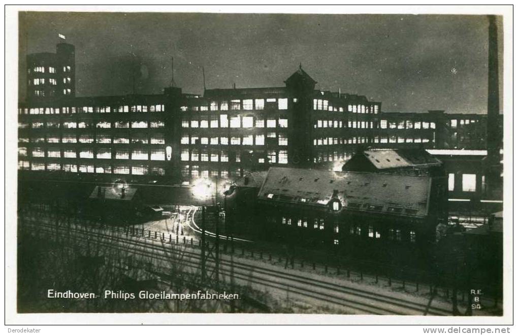 Eindhoven Philips Gloeilampenfabrieken REB 94. 1937.Roukes & Erhart. Ongelopen. - Eindhoven