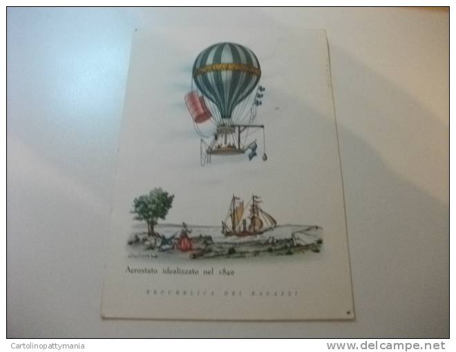 Mongolfiera Aerostato Idealizzato Nel 1849 - Luchtballon